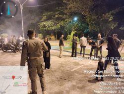 Sholat Tarawih Terganggu, Puluhan Petasan Diamankan Satpol-PP Kampar di Taman Kota Bangkinang