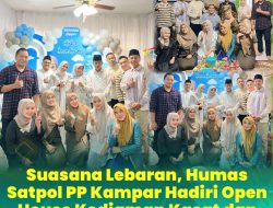 Idul Fitri 1446 H, Humas Satpol-PP Kampar Sambangi Kediaman Kasatpol-PP Arizon