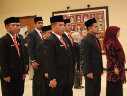 Luar Biasa, 2 Personil Satpol-PP Kampar Dilantik Kakanwil Kemenkumham Riau