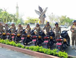 Bersama Jajarannya, Kasatpol-PP Kampar Arizon Lakukan Patroli Rutin Siang di Bangkinang Kota