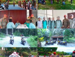 Pelajar Berseragam Sekolah Bermain Domino, Ditegur Petugas Satpol-PP Kampar