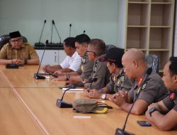 Zulfikar Gelar Rapat Internal Perdana sebagai Plt Kasatpol PP Kampar