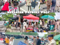 Tertibkan Ketertiban Umum, Satpol PP Kampar Patroli di Jalan Ahmad Yani