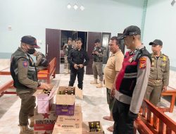 Satpol PP Bersama TNI-Polri Razia Kedai Remang-remang di Bangkinang