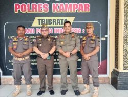 Plt Kasatpol PP Kampar Hadiri Apel Gabungan Operasi Keselamatan Lancang Kuning 2026