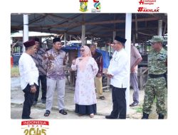 Wakil Bupati Kampar Pimpin Pelepasan Pawai Ramadhan di Desa Siabu