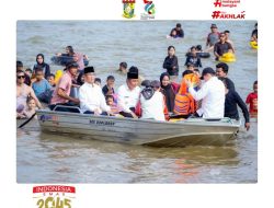 Bupati Kampar Semarakkan Balimau Kasai di Pulau Kosiok