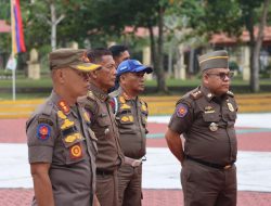 Satpol PP Kampar Matangkan Persiapan Upacara HUT ke-76 Kabupaten Kampar