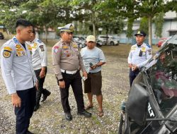 Dishub Kampar Gelar Ramp Check Gabungan, Cek Kelayakan Kendaraan hingga Tes Narkoba Pengemudi