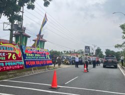 Dishub Kampar Siagakan Personel, Arus Lalu Lintas di Sekitar Kantor Bupati Lancar saat HUT ke-76