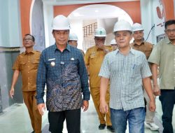 Bupati-Wabup Kampar Cek Progres Islamic Center, Dikebut Rampung Jelang Idul Fitri