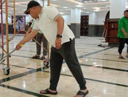 Satpol PP Kampar Pastikan Islamic Center Siap Digunakan untuk Shalat Ied