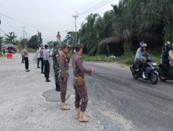 Satpol PP Kampar Perkuat Pengamanan di Titik Rawan Arus Balik