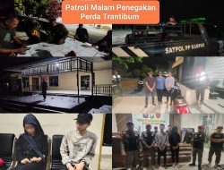 Satpol PP Kampar Sisir Titik Rawan, Pastikan Ketertiban Umum Terjaga
